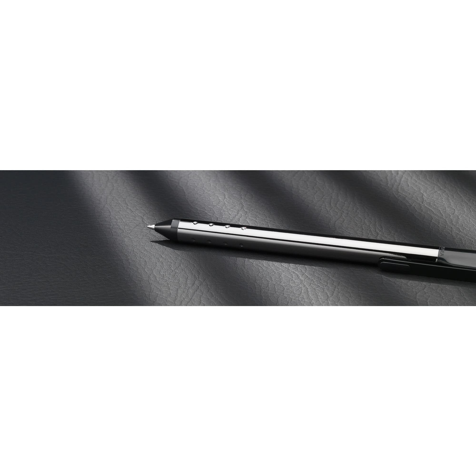 TUL Fine Writing Solid Metal Barrel Retractable Gel Pen With 2 Refills, Medium Point, 0.7 mm, Gunmetal Gray Barrel, Assorted Ink Colors - Image 7