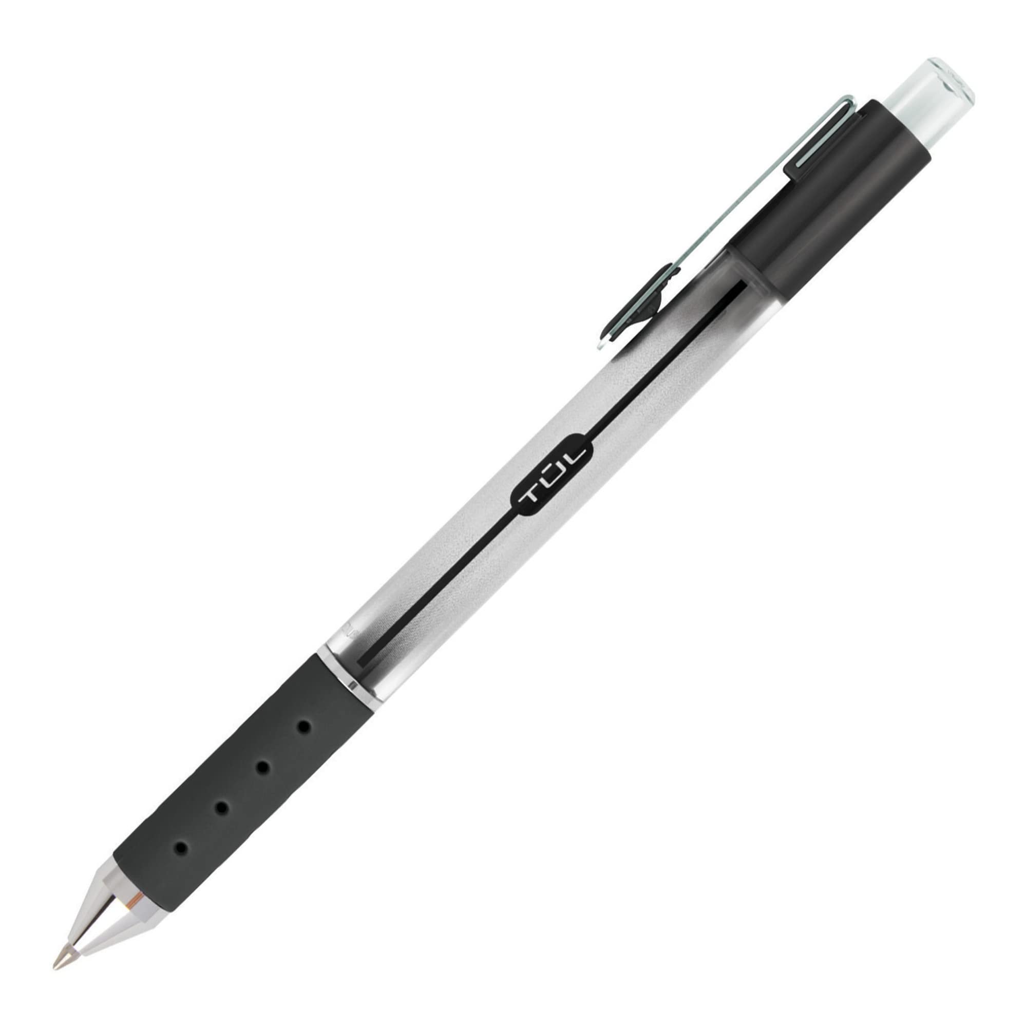 TUL® GL Series Retractable Gel Pens, Medium Point, 0.7 mm, Silver Barrel, Assorted Business Inks, Pack Of 12 Pens - Image 3