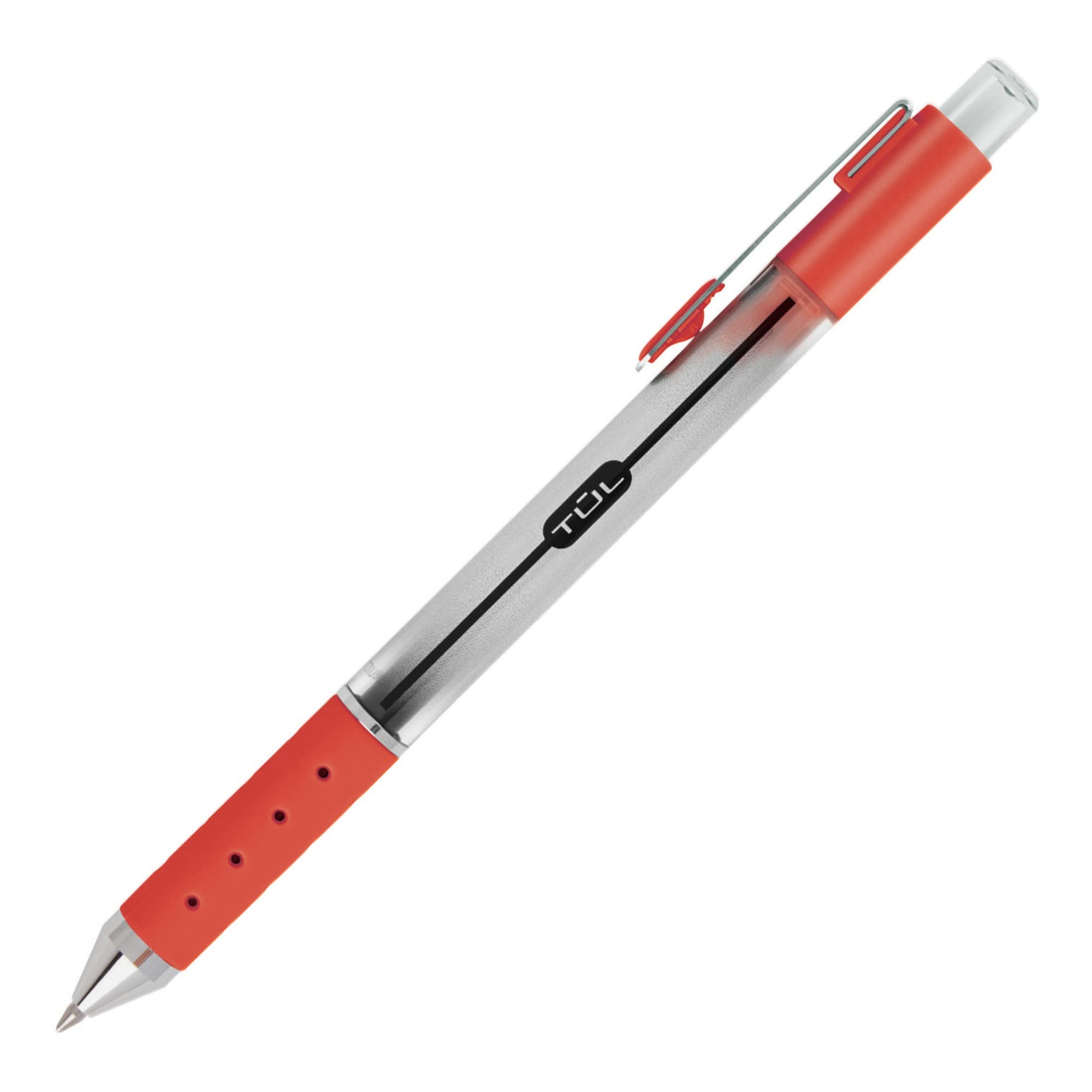 TUL® GL Series Retractable Gel Pens, Medium Point, 0.7 mm, Silver Barrel, Assorted Business Inks, Pack Of 12 Pens - Image 5